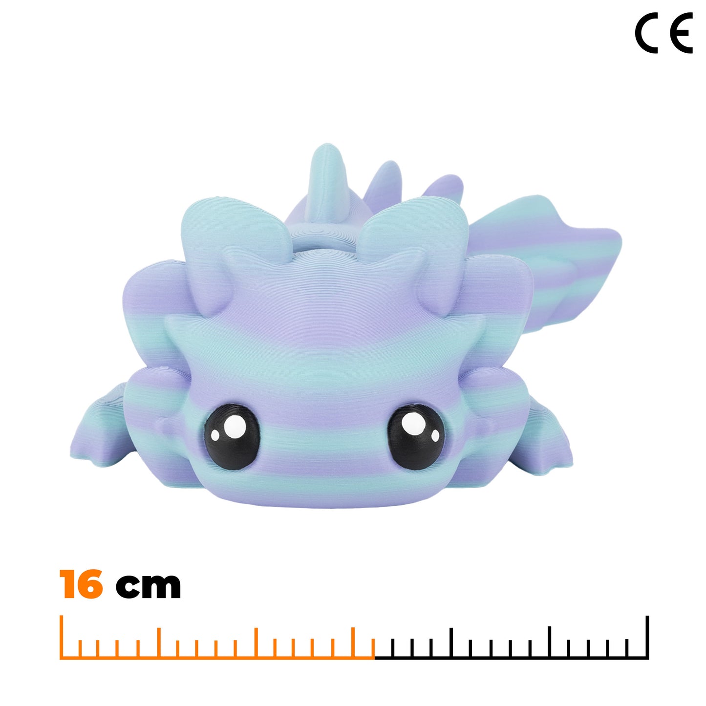 Roztomilý axolotl - Postupná modrá