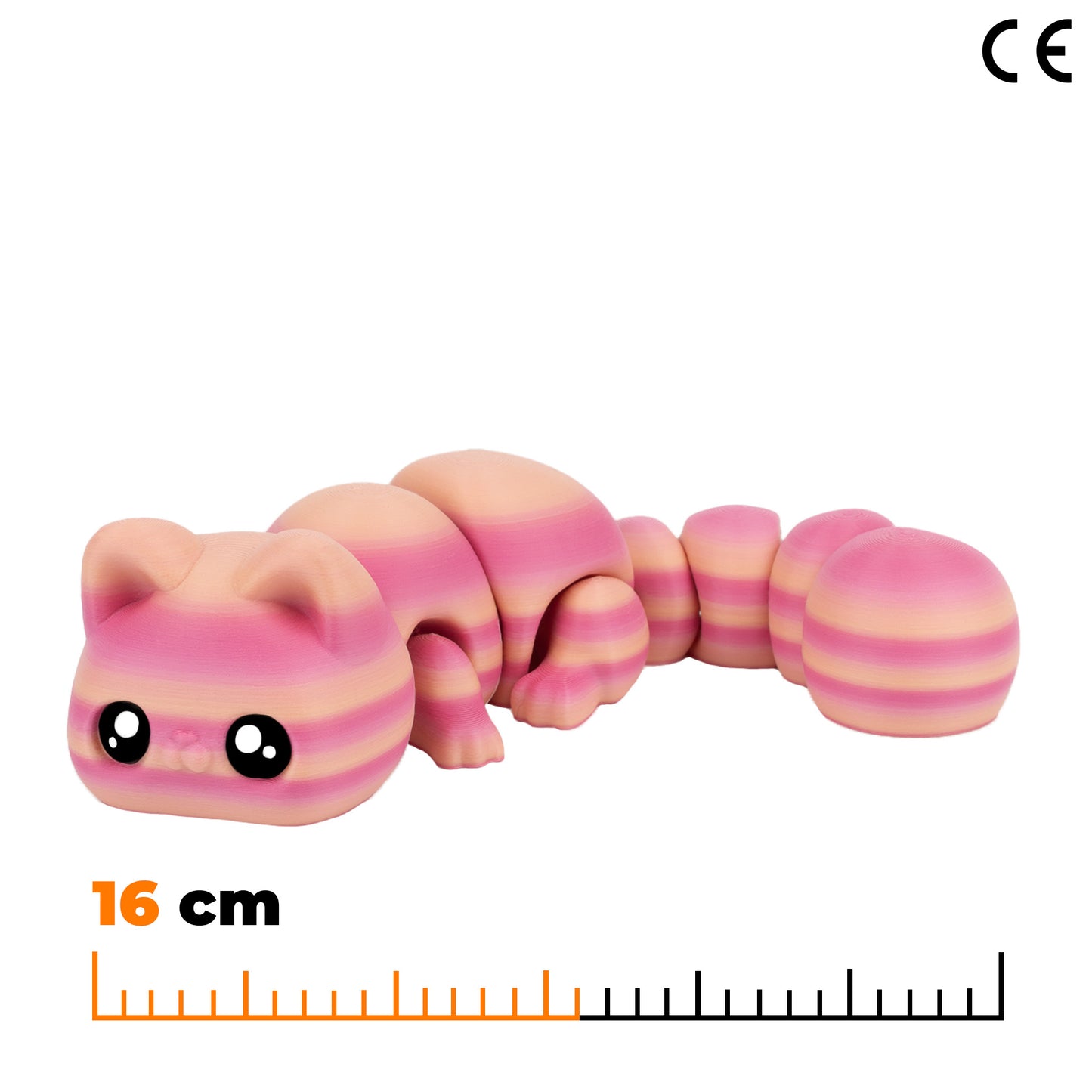 Roztomilá kočička - Postupná růžová