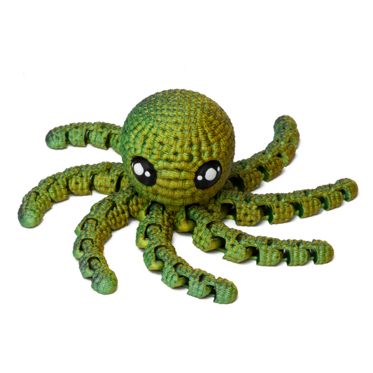 Roztomilá chobotnička - Zlato-zeleno-černá