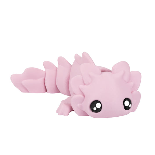 Roztomilý axolotl - Světle růžová