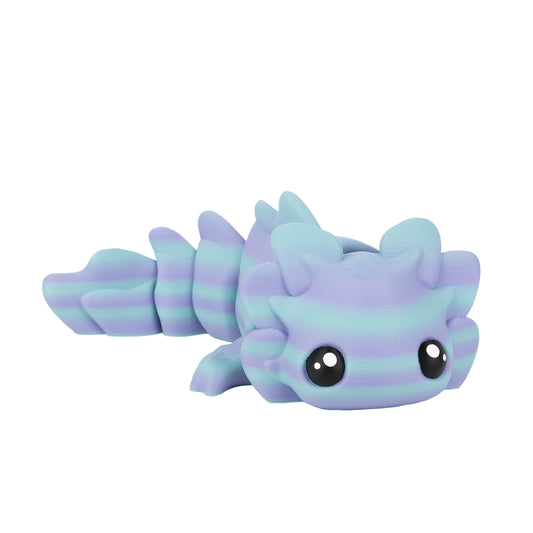 Roztomilý axolotl - Postupná modrá