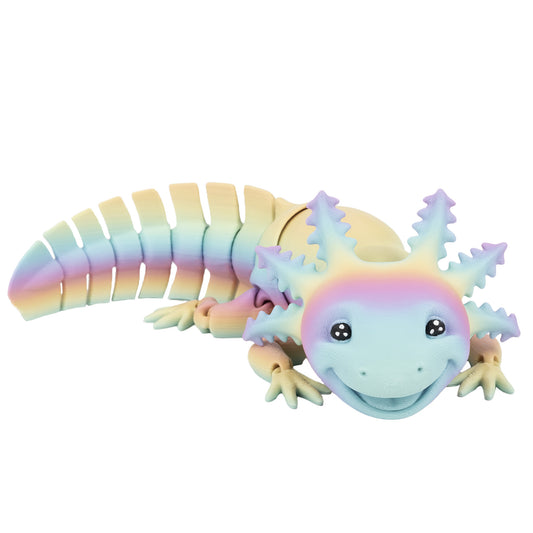 Axolotl - Pastelová duhová