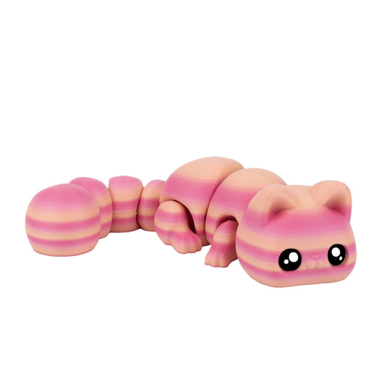 Roztomilá kočička - Postupná růžová