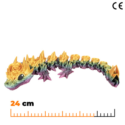 Flower Dragon Baby - Rainbow