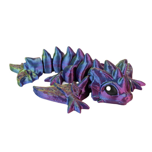 Wyverna - Modro-žluto-fuschiová